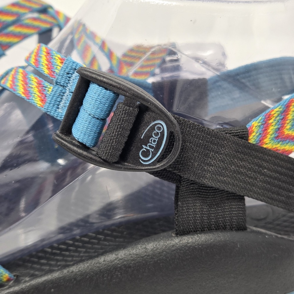 Chaco ZX/2 Classic Sport Rainbow Striped Two Strap Outdoor Hike Sandals Womens 6 - Picture 6 of 9